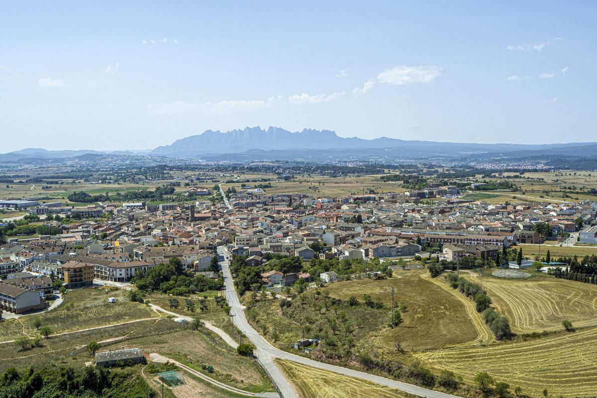 Vista aèria de Santpedor