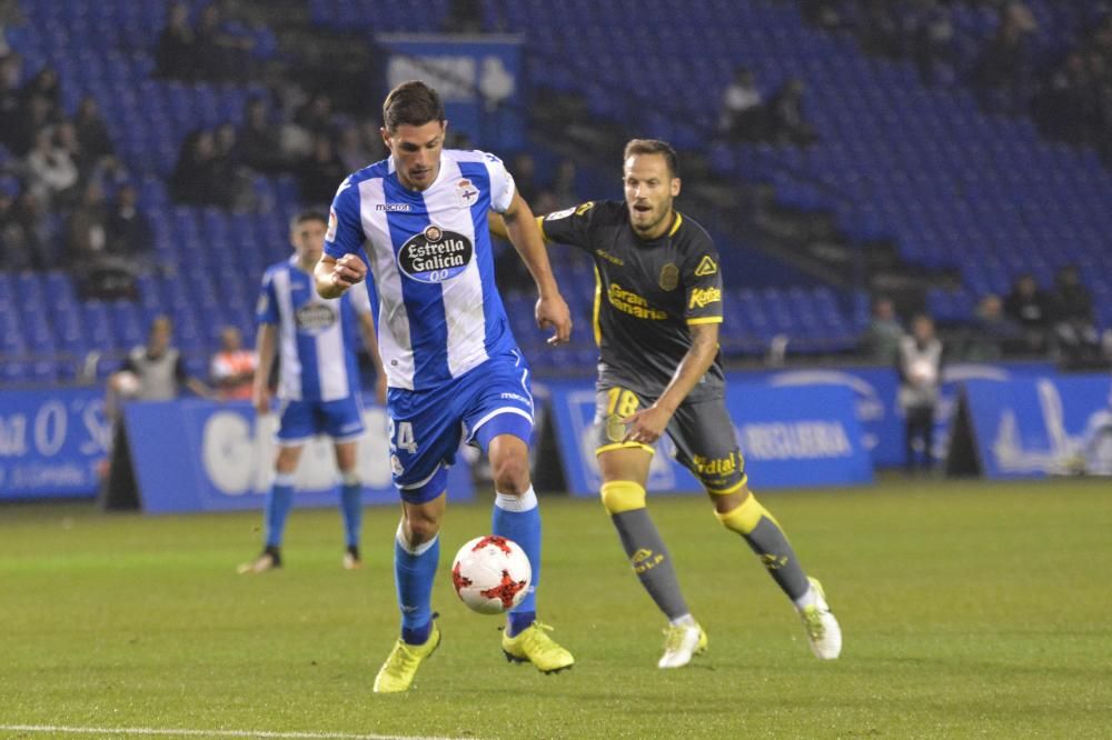 El Dépor cae goleado ante Las Palmas