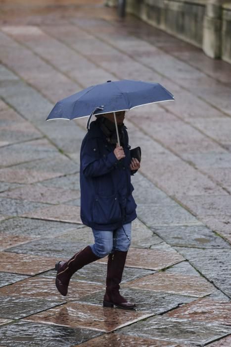 Los efectos del temporal "Ana" en Asturias