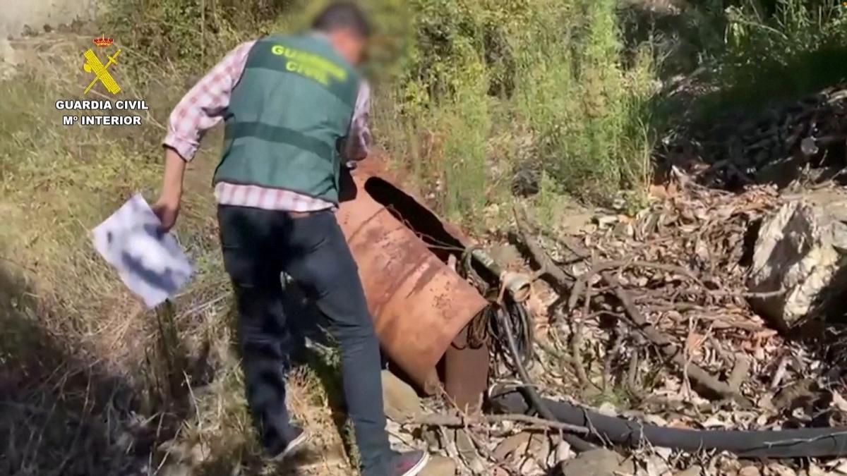 Operación contra las extracciones ilegales de agua en la Axarquía.