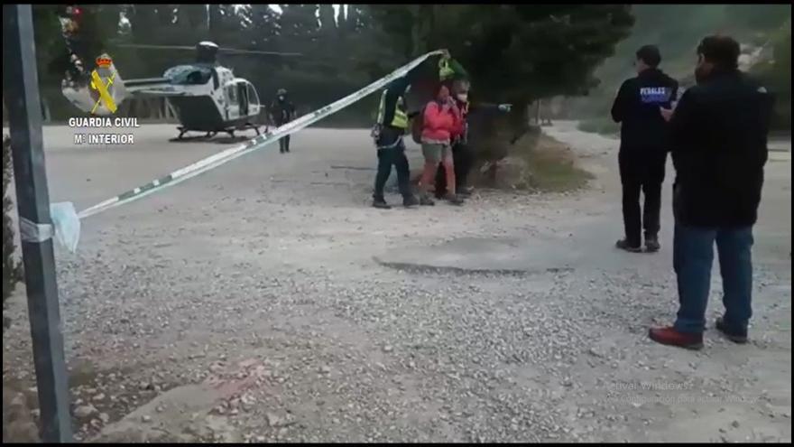 La Guardia Civil rescata ilesa a una senderista perdida en el Parrizal de Beceite de Teruel