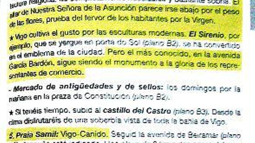 Extractos de &quot;Trotamundos&quot; y la &quot;Guía Azul de Galicia&quot; con curiosas percepciones sobre Vigo. / Jesús de Arcos