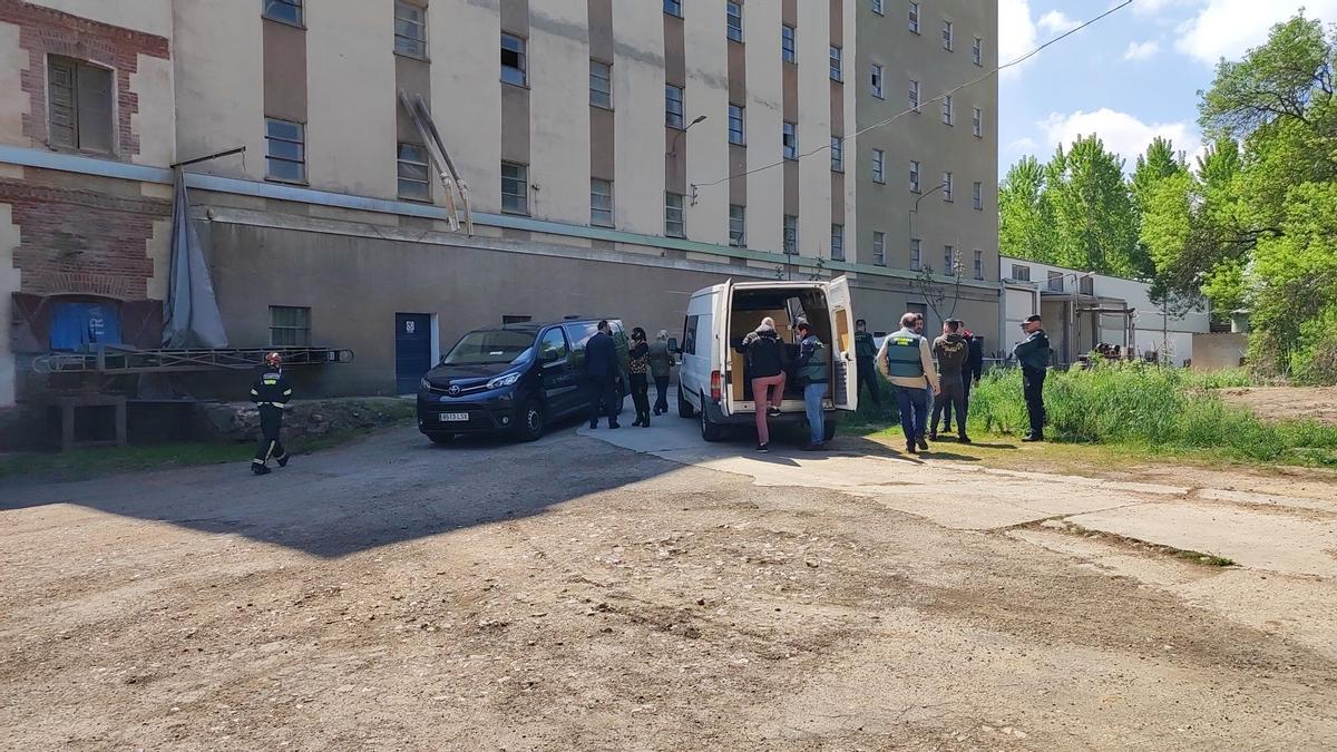 El escenario del hallazgo tras finalizar el operativo.