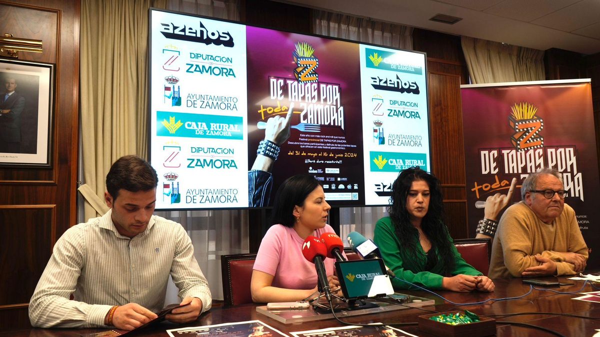 Presentación del certamen "De tapas por Zamora"