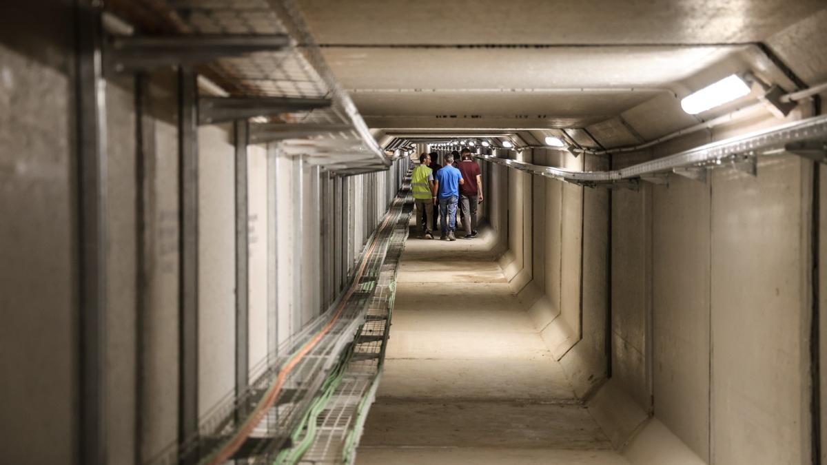 Así es la visita al túnel de Sant Joan: una inversión de 25 millones para mejorar la seguridad
