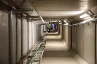 Así es la visita al túnel de Sant Joan: una inversión de 25 millones para mejorar la seguridad