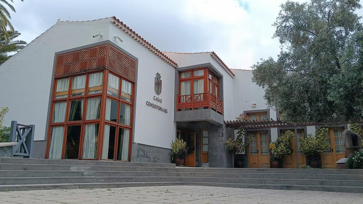 Imagen de las Casas Consistoriales de Santa Lucía de Tirajana, localizadas en la zona alta del municipio.