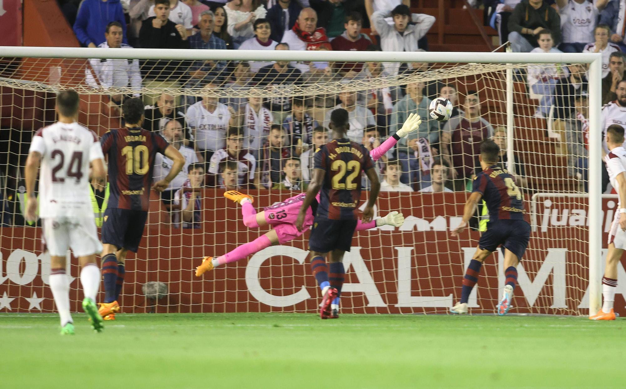 Las mejores imágenes del Albacete - Levante