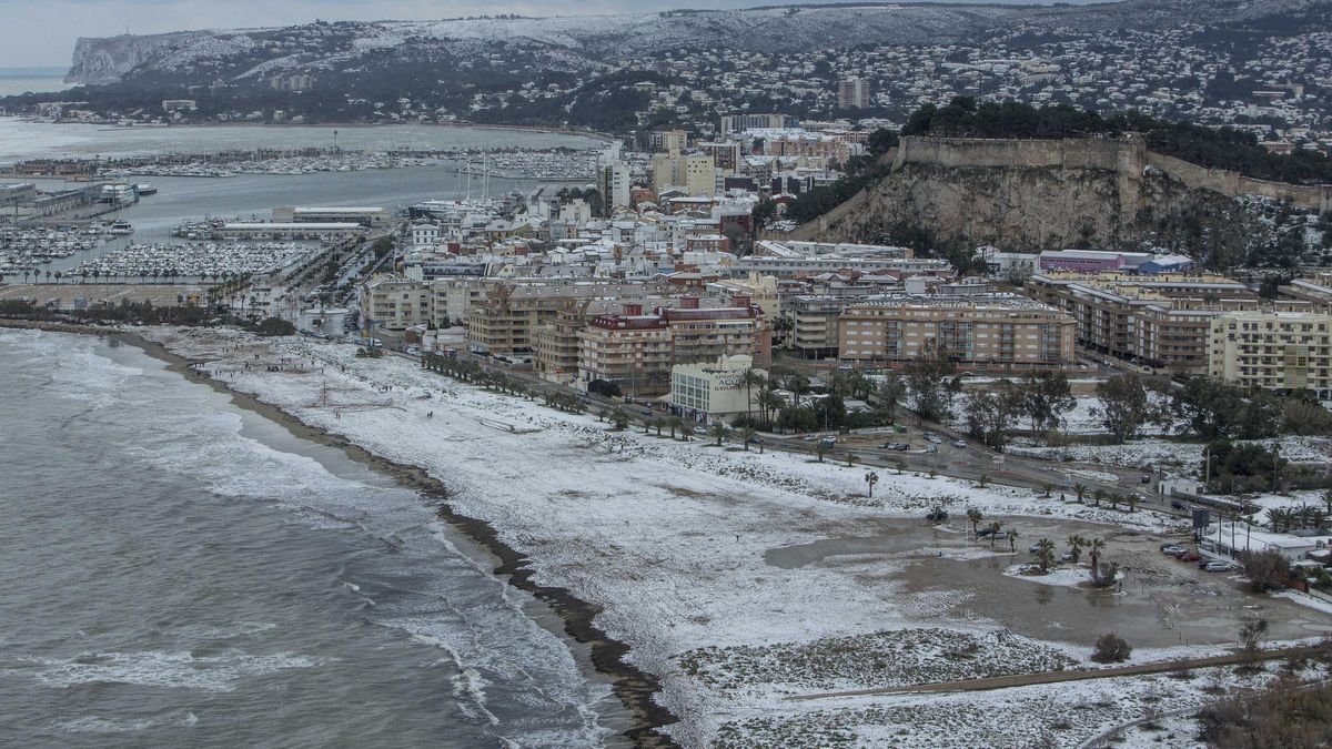 La gran nevada de 2017 en la provincia de Alicante cumple 8 años: así la recordamos a vista de pájaro