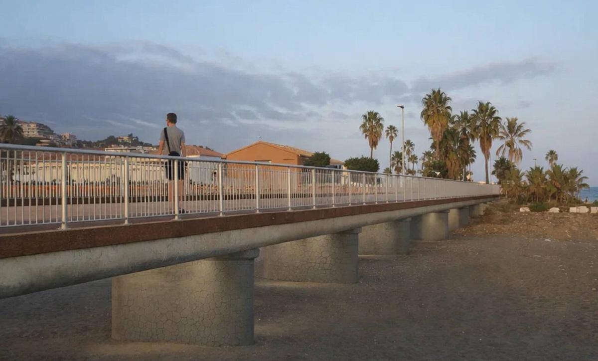 Así será el nuevo puente sobre el arroyo Totalán.