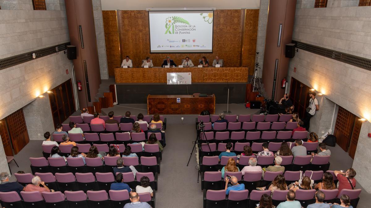 Imagen del acto de inauguración de XI Congreso de la Sociedad Española de Biología de la Conservación de plantas