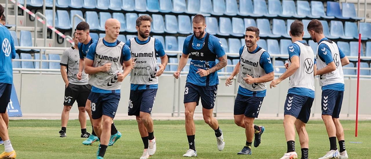 Entrenamiento del Tenerife.