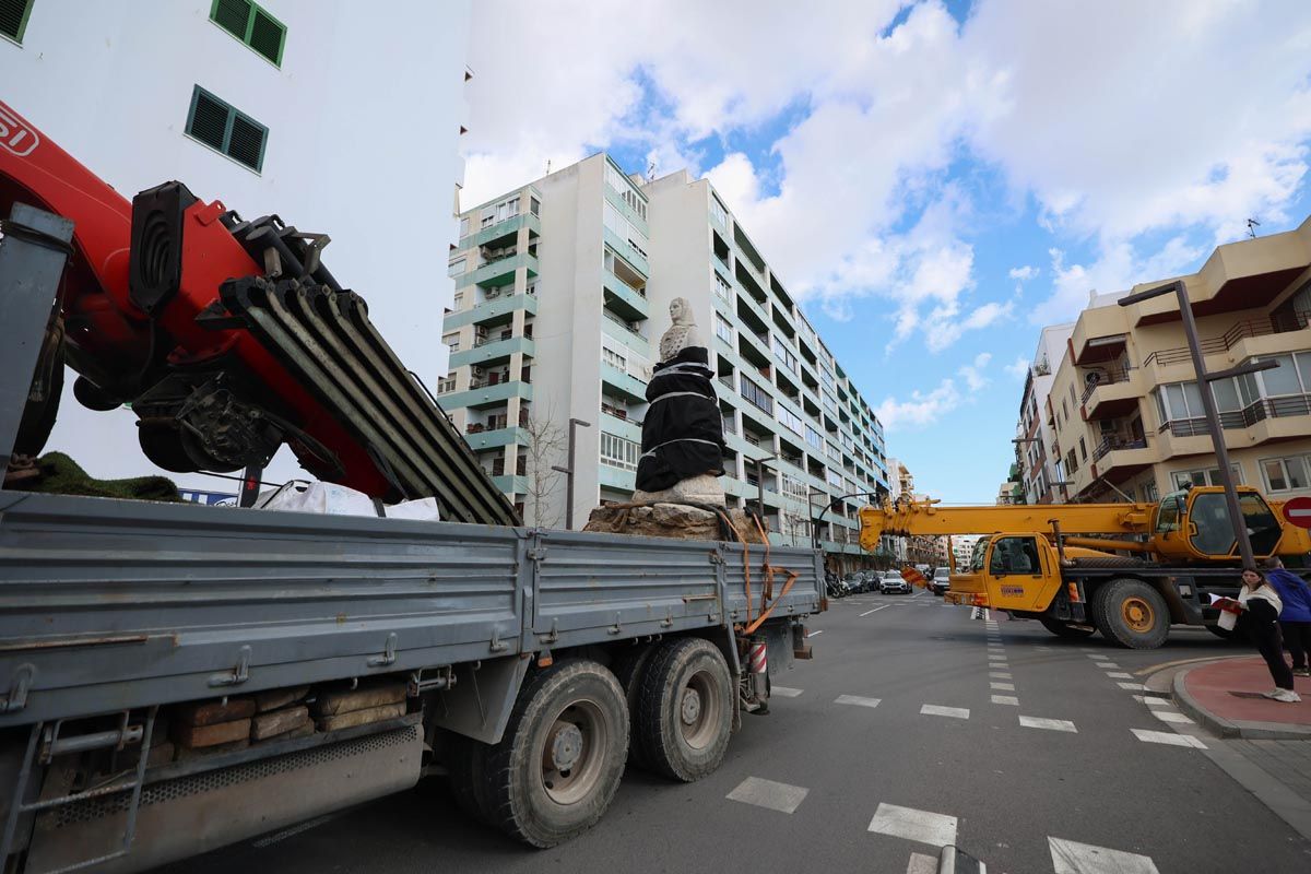 Galería: Todas las imagenes del traslado de la pagesa de Ibzia a su nueva ubicación