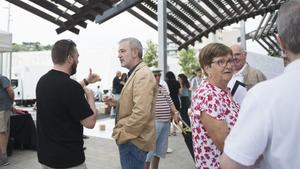 El alcalde de Barcelona, Jaume Collboni, en la fiesta ciudadana de la Ronda de Dalt