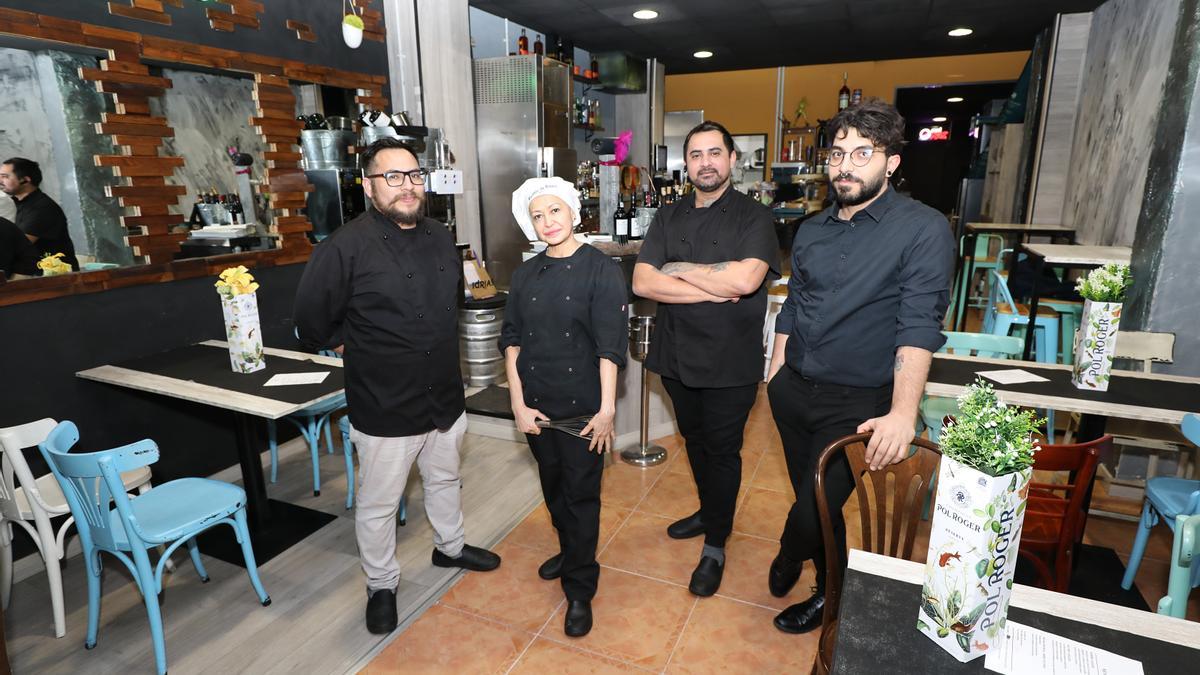 El equipo del restaurante Boulevardier de Zaragoza.