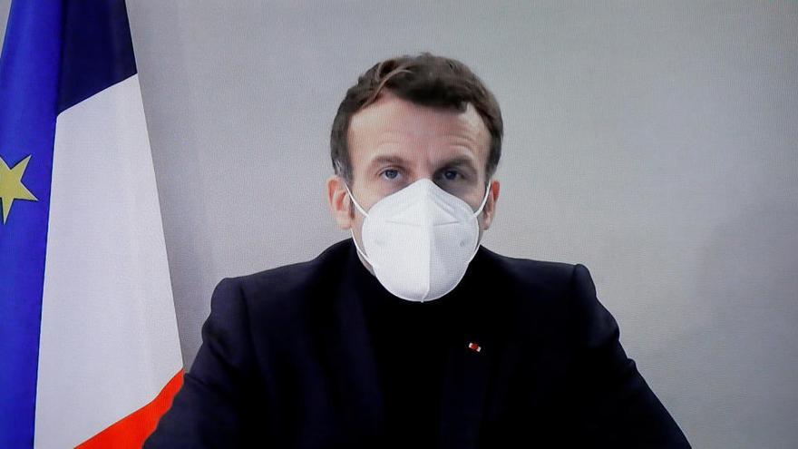 Una imagen de Emmanuel Macron, presidente de Francia.