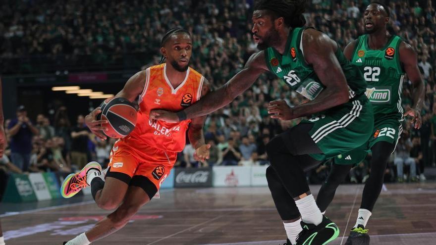 Un colosal Jean Montero silencia el OAKA y hace soñar al Valencia Basket con la Final Four