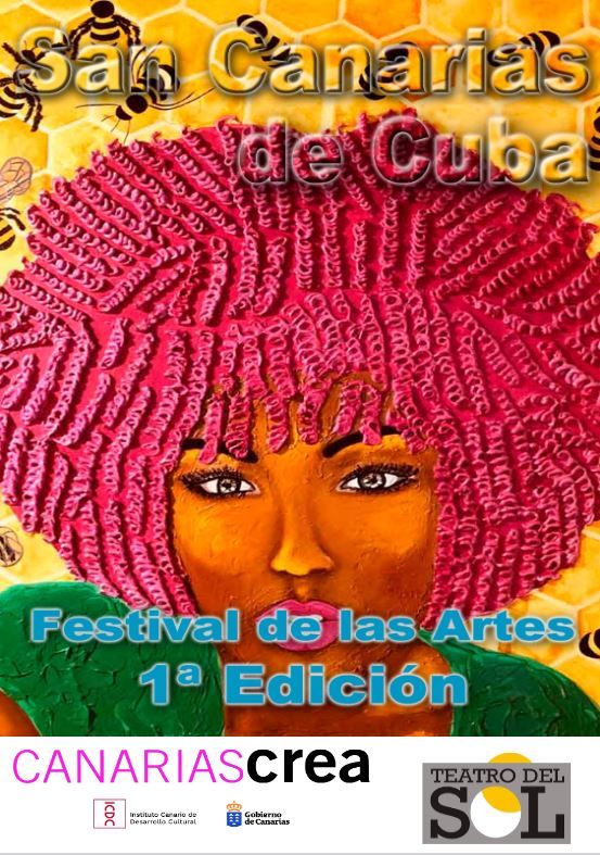 Cartel del Festival San Canarias de Cuba.