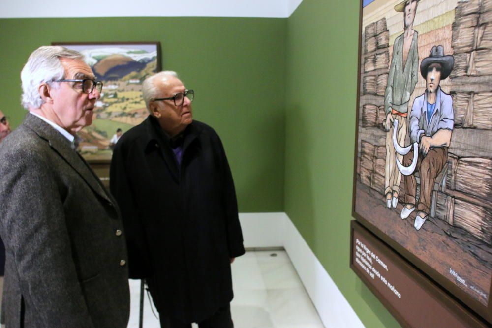 Exposición 'Aguatintas por seguiriyas-Eugenio Chicano', en el Palacio Episcopal