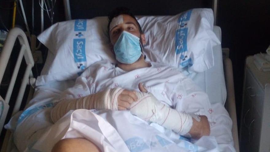 Carlos González &#039;Pupi&#039;, hospitalizado en el hospital Virgen de la Concha tras sufrir un accidente laboral.