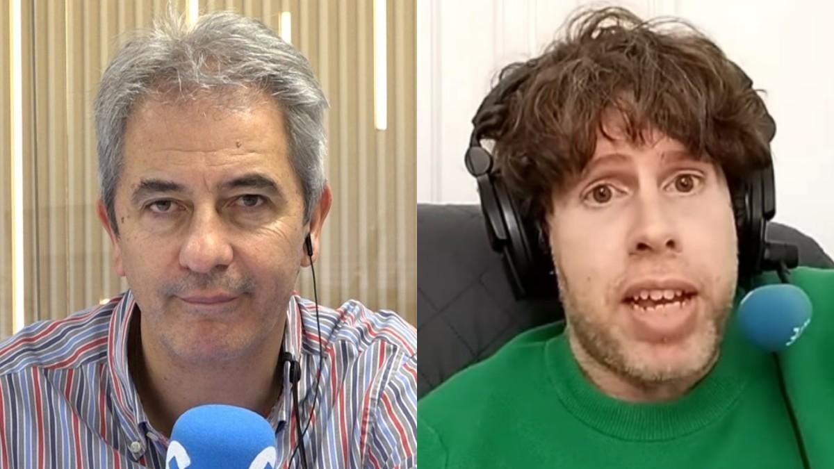 Mucha tensión en el estudio de la COPE entre Manolo Lama y Dani Senabre.