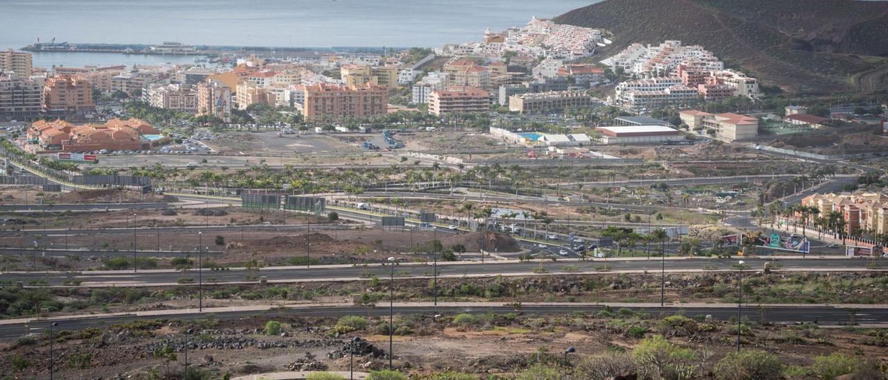 Plan parcial El Mojón, en Los Cristianos (Arona).