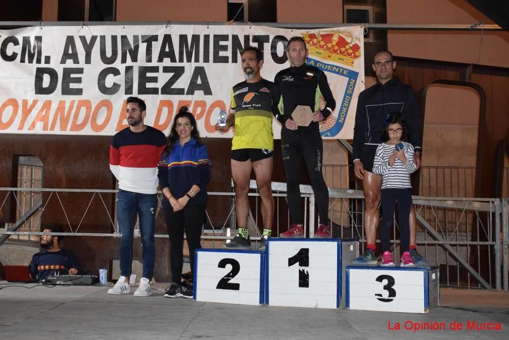 Podios IV Carrera Popular Puentes de Cieza