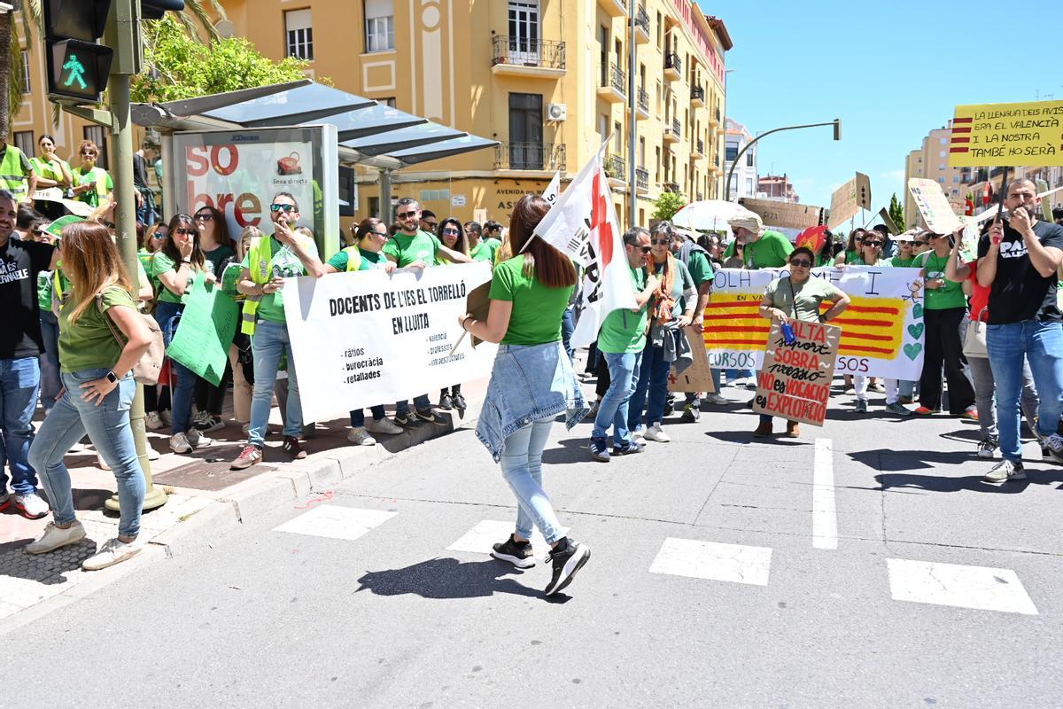 Huelga educativa en Castelló