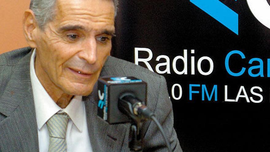 Juan Francisco García González, editor de Canarias 7, en Radio Canarias.