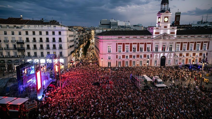Más de 12.000 personas celebran el legado de Camarón en la Puerta del Sol con Judeline y Yerai Cortés