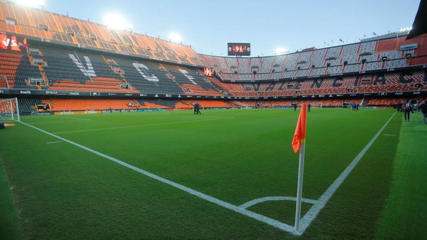 Imatge d&#039;arxiu de l&#039;estadi de Mestalla