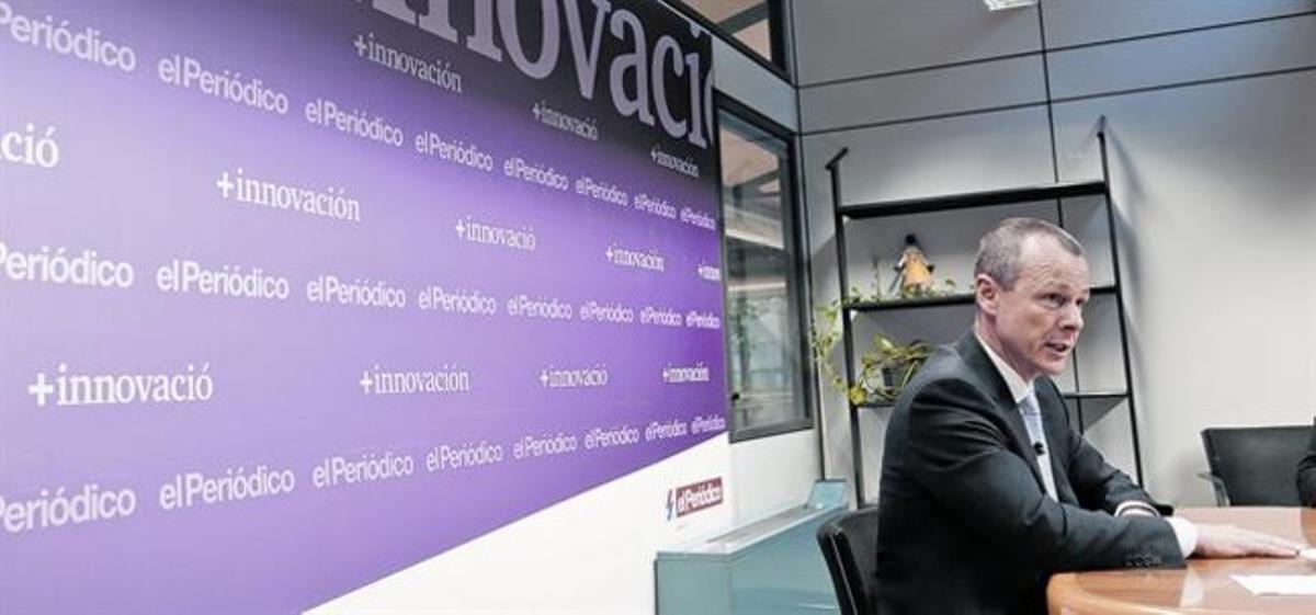 OCUPACIÓ.El gerent d’Eurofirms, Miquel Jordà,a la redacció d’EL PERIÓDICO. OCUPACIÓ.El gerent d’Eurofirms, Miquel Jordà,a la redacció d’EL PERIÓDICO.