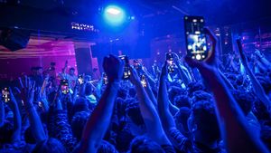 Fiesta Springfest de la discoteca Opium, en Barcelona.
