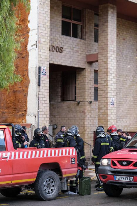 Incendio en los Juzgados de Ibiza