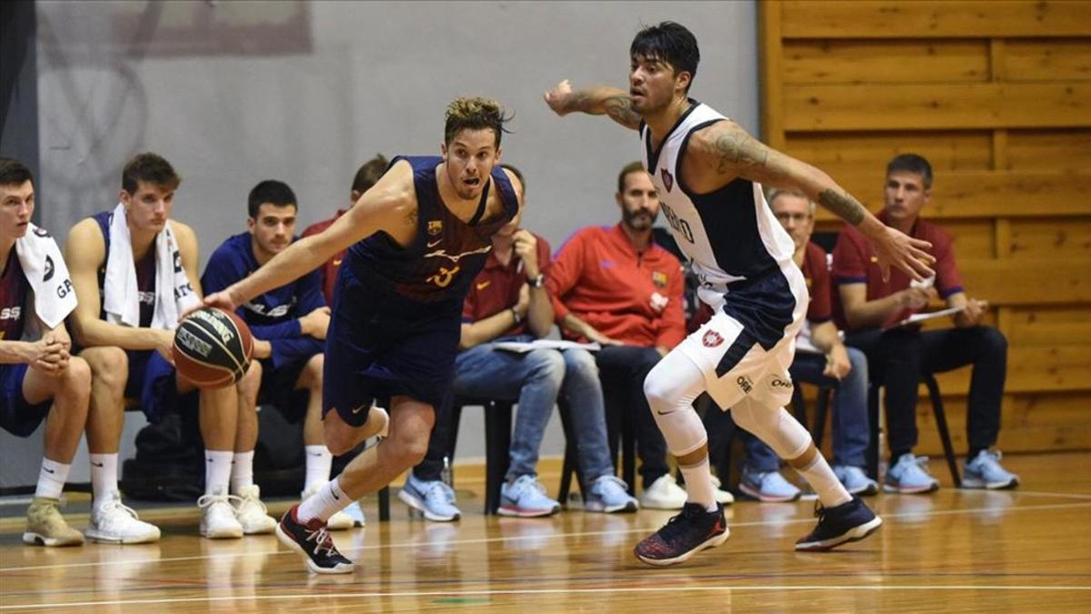 Heurtel disputó sus primeros minutos con la camiseta del Barça Lassa