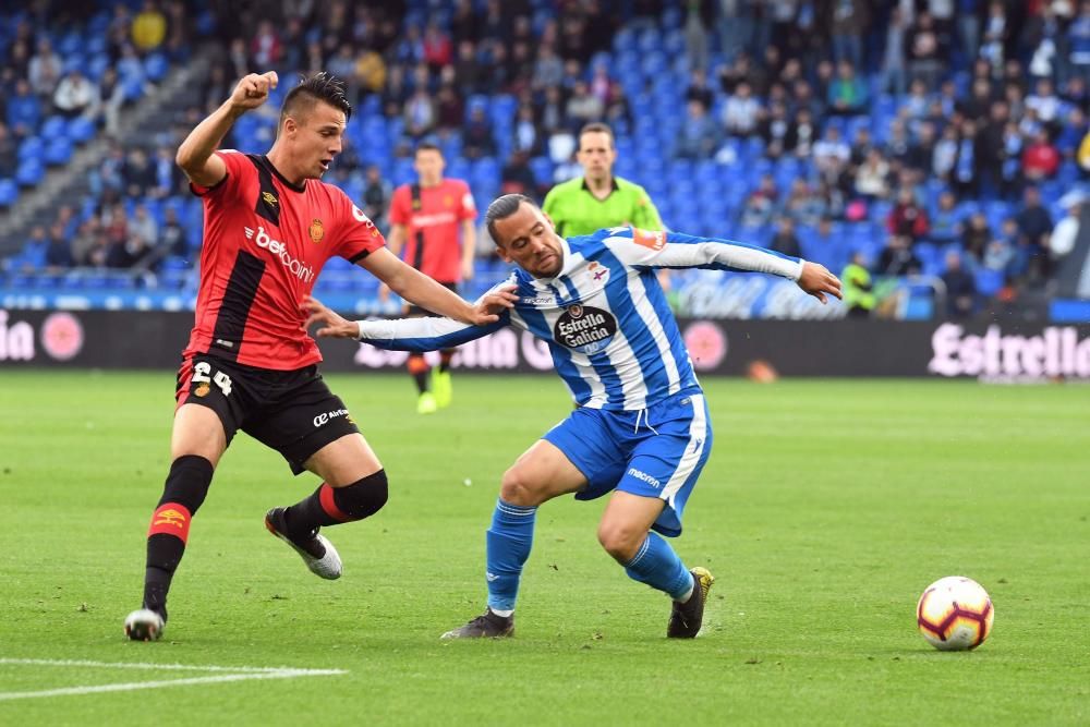 El Dépor le gana al Mallorca 1-0 en el descuento