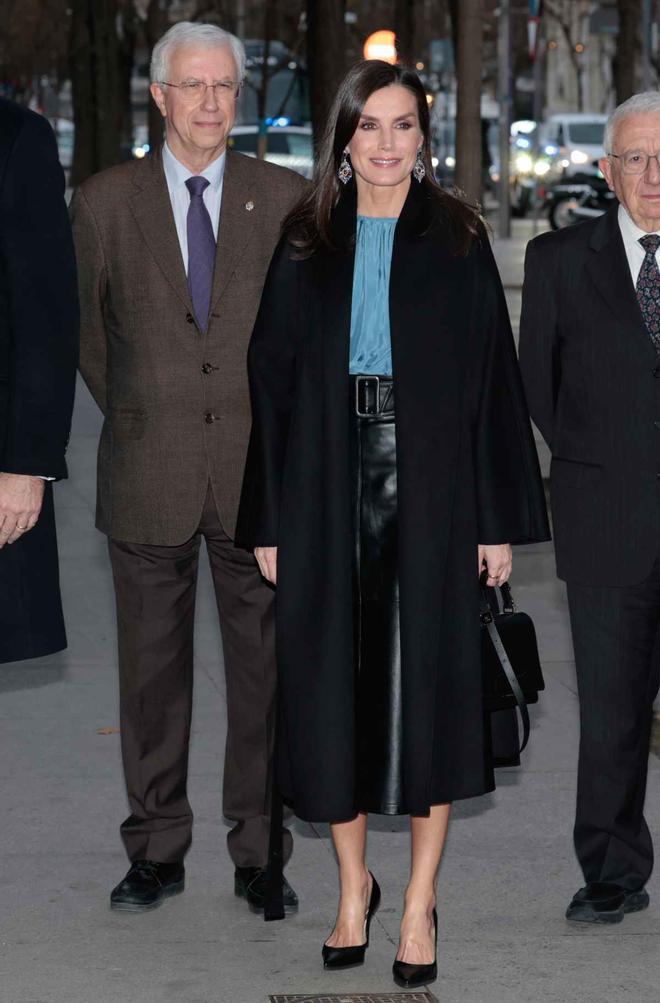 La reina Letizia el Pleno de la Junta de la Real Academia Española