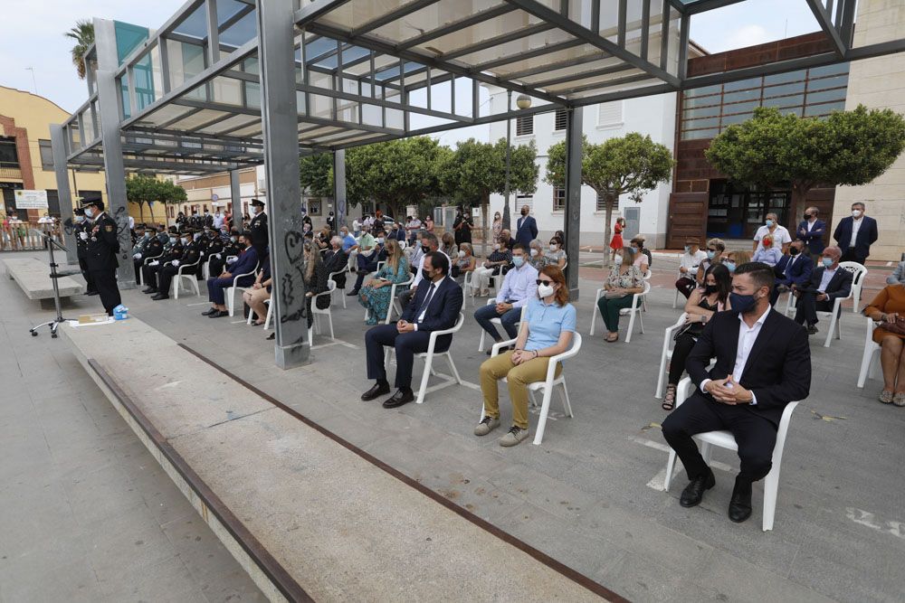 Acto institucional por el Patrón del Cuerpo Nacional de Policía en Sagunt.