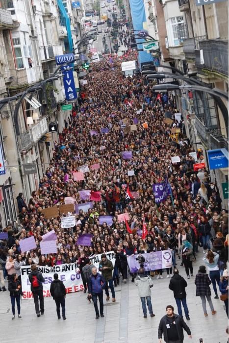 Manifestaciones en varios puntos de Galicia. // FdV