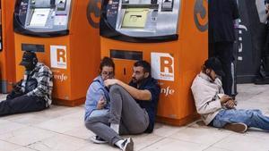 Rodalies continua sense protocols davant dies de pluges extremes