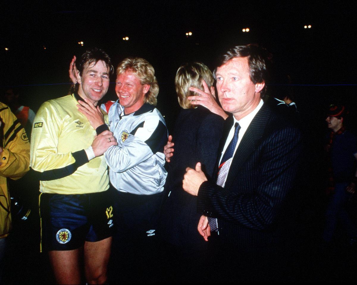 Ferguson entrenó a Escocia en el Mundial de 1986