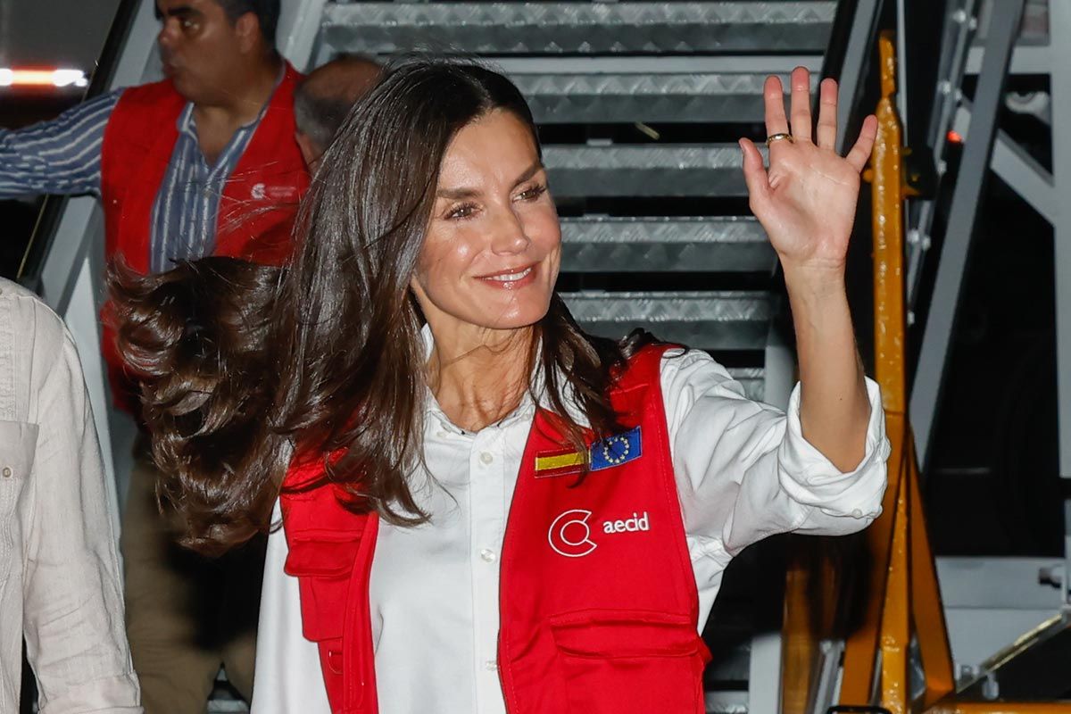 La reina Letizia aterriza en Colombia para su octavo viaje de cooperación
