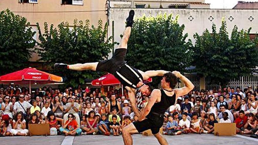 Un espectacle de la Fira del Circ de la Bisbal.