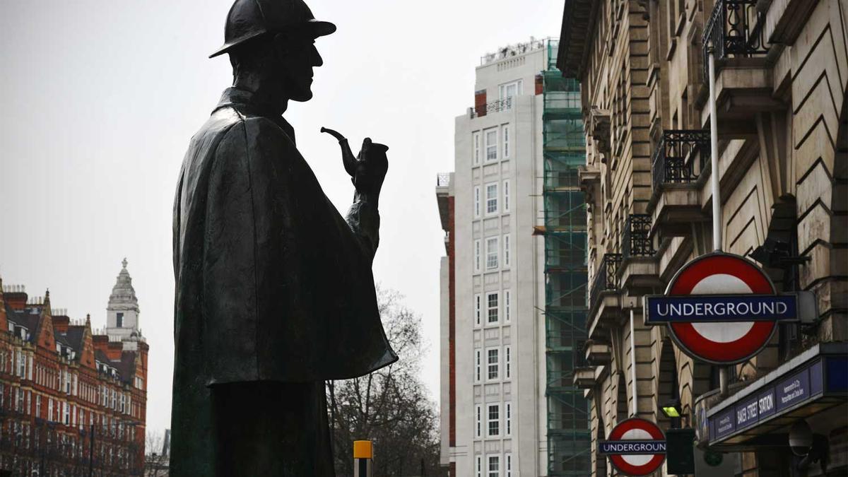 Estatua de Sherlock Holmes, Baker Street, Londres