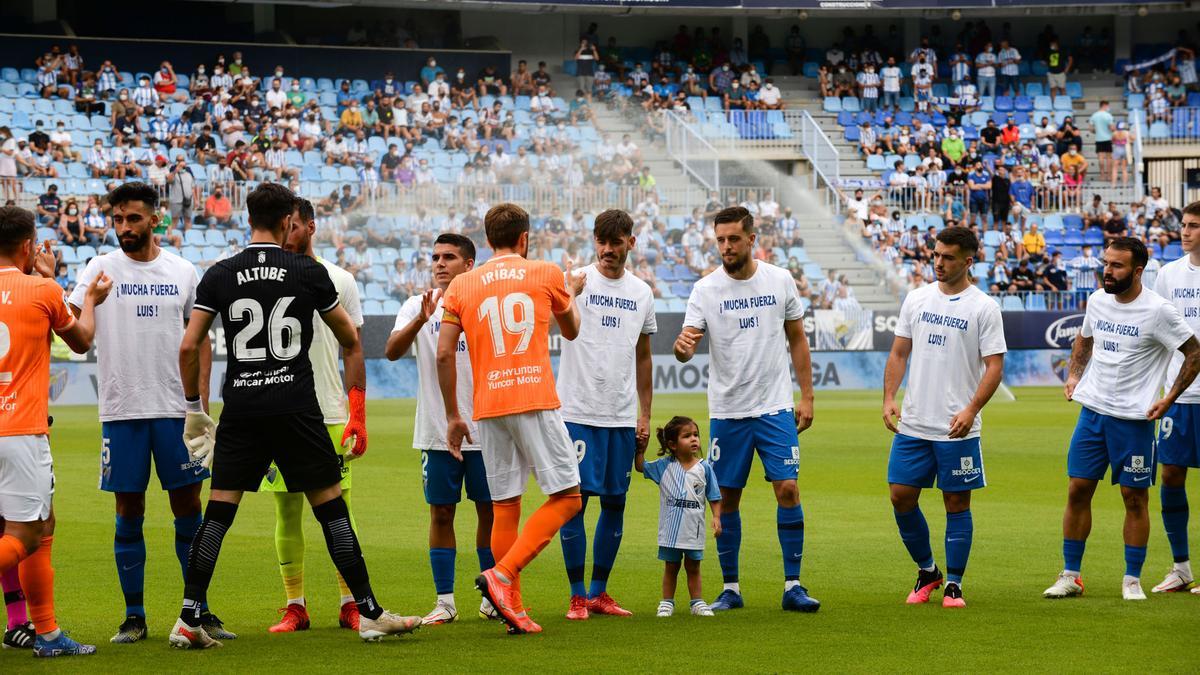 Las imágenes del Málaga CF - Fuenlabrada