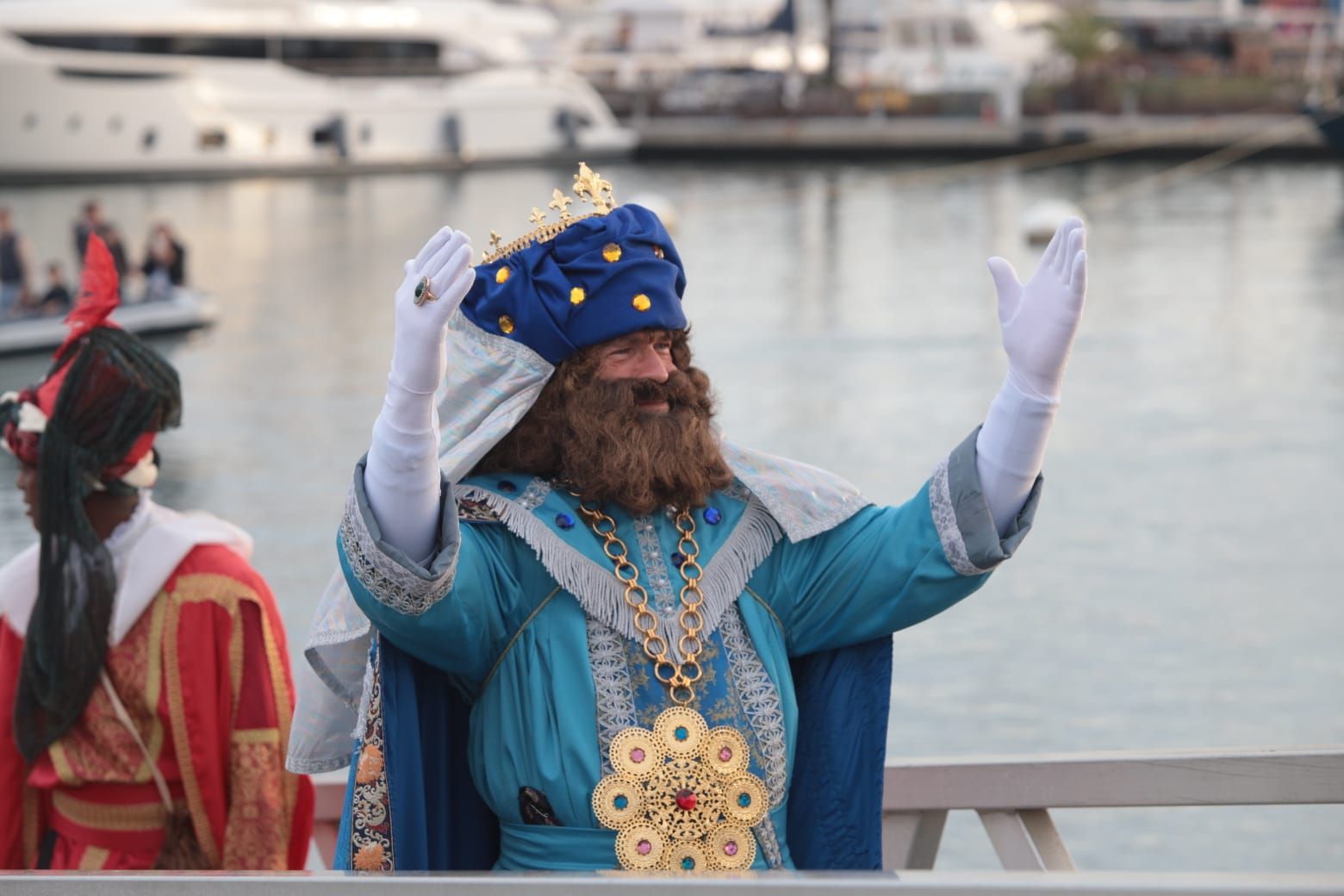Los Reyes Magos llegan a la Marina