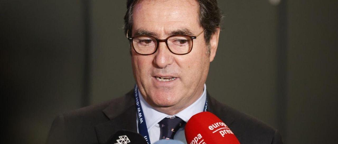 Antonio Garamendi, presidente de la CEOE.