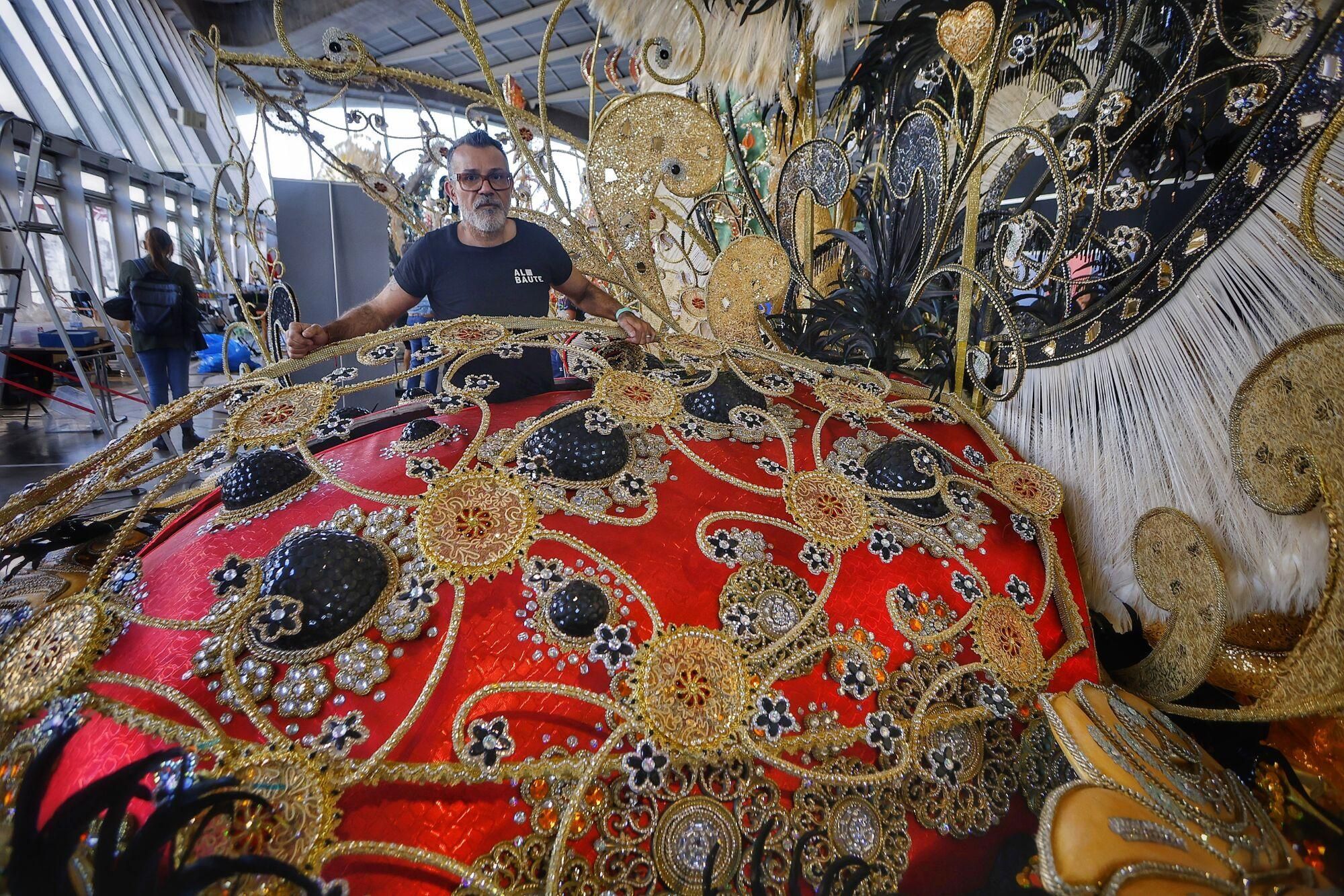 Backstage de la Gala de la Reina de Santa Cruz de Tenerife