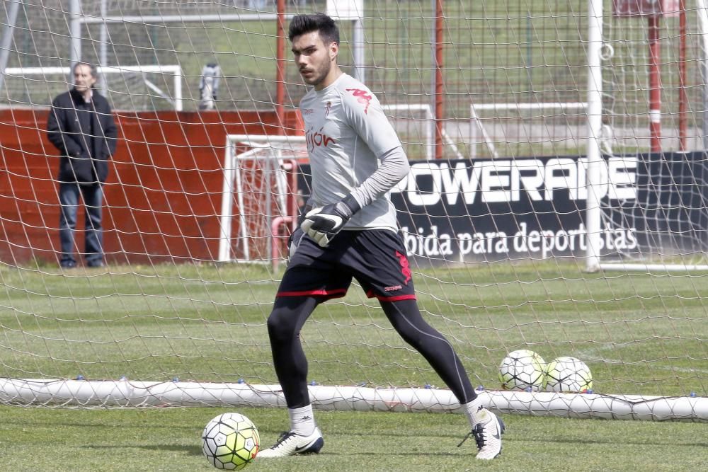 Entrenamiento del Sporting