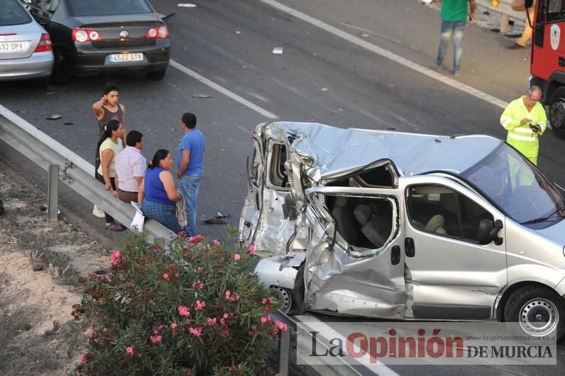 Grave accidente en Sangonera la Seca